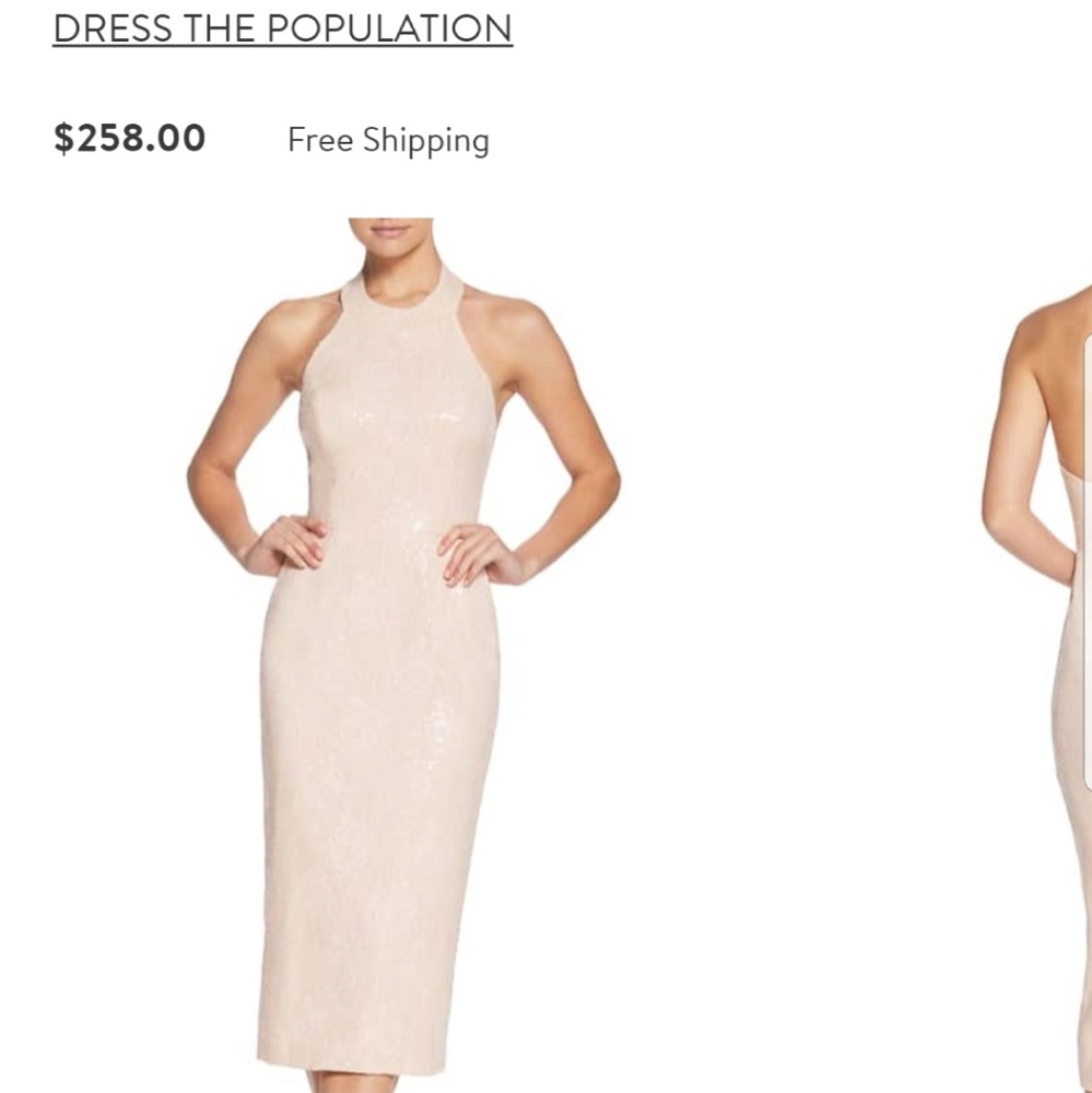 Halter sequin dress